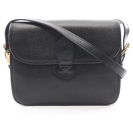 Bolsa de ombro em couro Yves Saint Laurent Preto