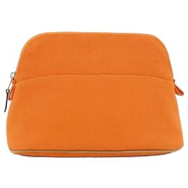 Hermès Hermes Bolide Mini Handbag Pouch Red Orange