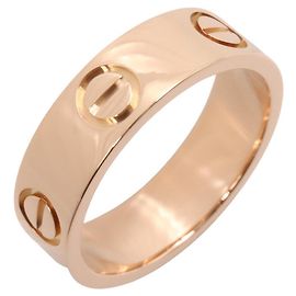 Cartier Love Ring in 18K Pink Gold Golden