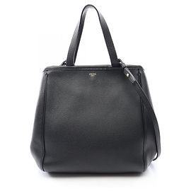 Céline Borsa Tote Celine Small Fold Cabas 2-Way Nero