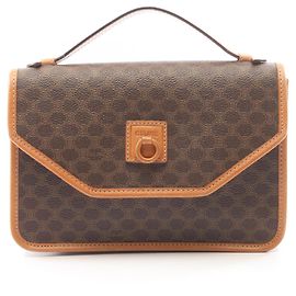 Céline Bolsa Celine Macadam Marrom