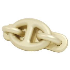 Hermès Hermes Tri Maillon PM 231033G Barrette Argento D'oro