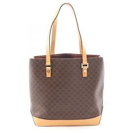 Céline Sac cabas Celine Macadam Marron