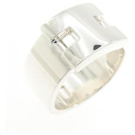 Hermès Hermes Hercules Silver Band Ring Other