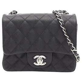 Borsa a Spalla Chanel Mini Matelassé Nero