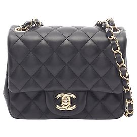 Borsa a Spalla Chanel Mini Matelassé Nero