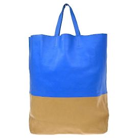 Céline Tote Vertical em couro bi-material Celine Large Multicor