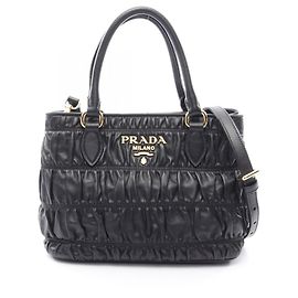 Prada Tessuto + Soft CA 2Way Handtasche Schwarz