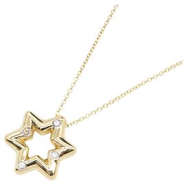 Collier Tiffany & Co. Star Motif 4PD Doré Autre