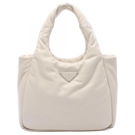 Sac cabas Prada Soft Padded Blanc
