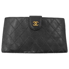 Chanel Timeless CC French Caviar Long Negro