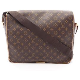 Bolsa de Ombro Louis Vuitton Abbesses Monogram Marrom