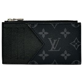 Louis Vuitton Monogram Eclipse Coin Purse Black Monogram