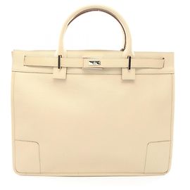 Valigetta in pelle beige Gucci Beige