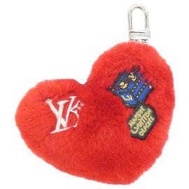 Porte-clés Louis Vuitton Bag Charm LV Lucky Heart M03171 Rouge