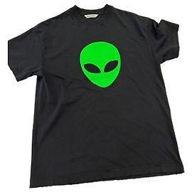 T-shirt Balenciaga Alien Nero Nero