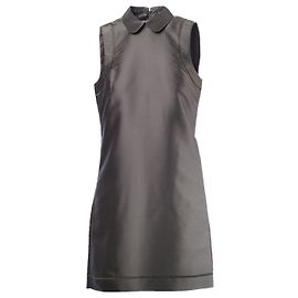 Robe trapèze sans manches à col vert Max Mara Autre Vert
