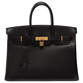 Hermès Borsa HERMES Birkin 35 in Pelle Nera - 103674 Nero