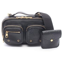 Borsa a tracolla Louis Vuitton Utility Crossbody Nero