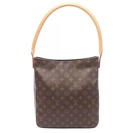 Borsa a Spalla Louis Vuitton Looping GM Marrone