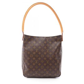 Borsa a Spalla Louis Vuitton Looping GM Marrone