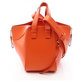 Bolsa de mão 2-Way Hammock Compact em couro laranja Loewe Laranja