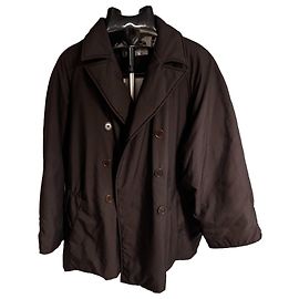 Max Mara Doppelreihiger Steppmantel Dunkelbraun