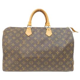 Bolsa Boston Louis Vuitton Monogram Speedy Marrom