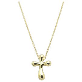 Collier Small Cross de Tiffany & Co. en or jaune 18K Autre