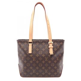 Borsa Tote Louis Vuitton Piano Marrone Monogramma