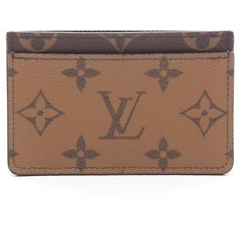 Louis Vuitton Monogram Reverse Visitenkartenetui Braun Monogramm