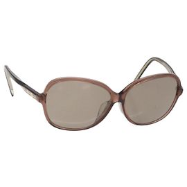 Óculos de sol Gucci Interlocking G Marrom