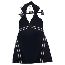 Chanel CC Logo Kleid Schwarz