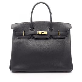 Hermès Hermes Birkin 35 Handbag Black