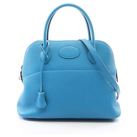 Hermès Bolsa Hermes Bolide 31 Blue Zanzibar Azul