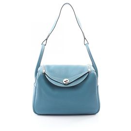 Hermès Borsa a tracolla Hermes Lindy 30 Blu