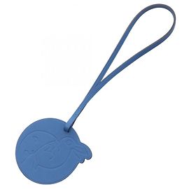 Charm Rabbit Moon en cuir Swift Hermès Bleu