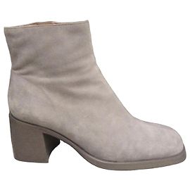 Bottines Free Lance en daim Gris