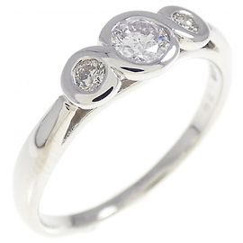 Autre Marque Pt900 Platin Diamantring Silber