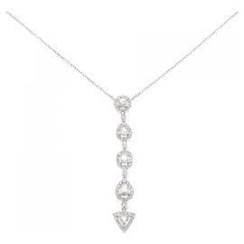 Autre Marque Au750 Diamant-Halskette Silber