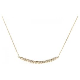 Autre Marque Colar de Diamante Au750 Dourado