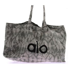 Sac cabas Yves Salomon ALO gris en coton Gris