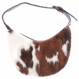 Bolsa de pele Whistles Castanha Marrom