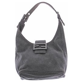 Fendi Bolso "Mamma Baguette" gris Gris