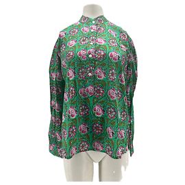 Autre Marque Blusa estampada verde BLOOM PARIS Verde