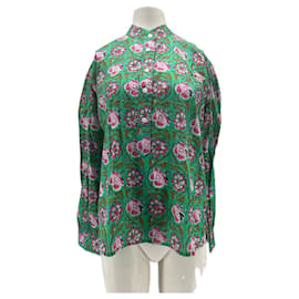 Autre Marque Camicetta stampata verde BLOOM PARIS Verde