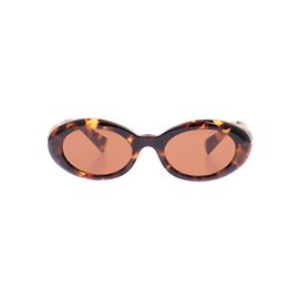 Miu Miu Solaires cat eye écaille Brown