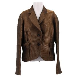 Blazer oro e nero John Galliano D'oro