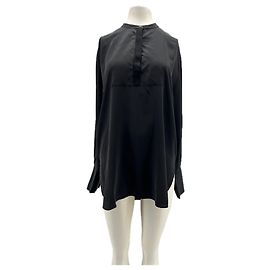 Camicetta Joseph in seta grigio scuro Grigio