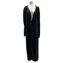 Rotate Black Maxi Dress Viscose Size 40 Black